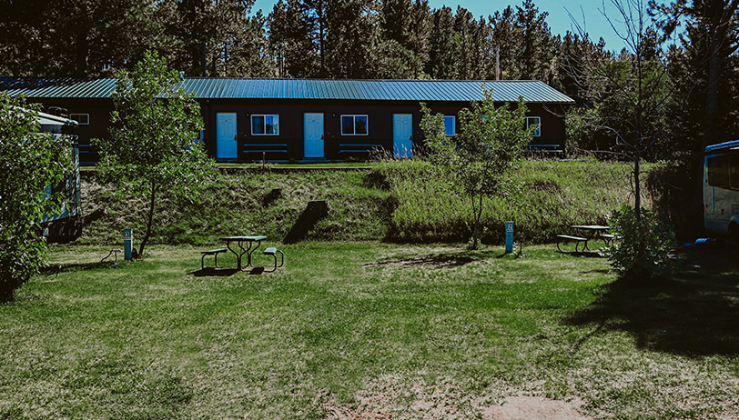 Firehouse Campground in the Black Hills SD